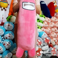 Gấu Bông Gối Ôm Among Us Mắt Trơn (25cm---65cm) Vải Miniso Mềm Mịn Cao Cấp