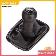 SF  5 Speed Faux Leather Shifter Gear Shift Knob Gaiter Boot for  Mk4 Golf Jetta