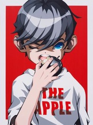 松浦浩之Hirayuki Matsuura / 限量136 “ The Apple “ 親筆簽名 版畫 art print