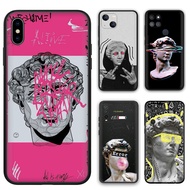 Tpu Phone Casing iPhone 15 15Pro 15Plus 15ProMax Phone Case Covers I84X Art David