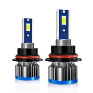 Roadsun ไฟหน้ารถ LED 1คู่9007 HB5 LED คานไฟตัดหมอกรถยนต์12V ชุดแผงวงจรหลอดไฟรถยนต์150W 25000LM Day R