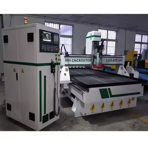 2025 Heavy Duty Cnc Router 1325 Woodworking CNC Aluminum Cutting CNC Router Stone Carving Machine fo