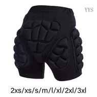 YYS Skiing Protective Padded Shorts EVA 3D Protections Hip Butt Protective Shorts Crash Pad for Ski 