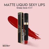 Top White- Matte Liquid Sexy Lips Crazy Love 009