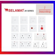 SELAMAT SWITCH WITH SIRIM AND JKR APPROVED (1gang, 2gang, 3gang, 4gang, 13A, 15A, 20A)