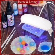 AOTO Epoxy Resin Curing Lamp 30s 60s Timer USB Charge LED UV Lamp Jewerly Making Tool