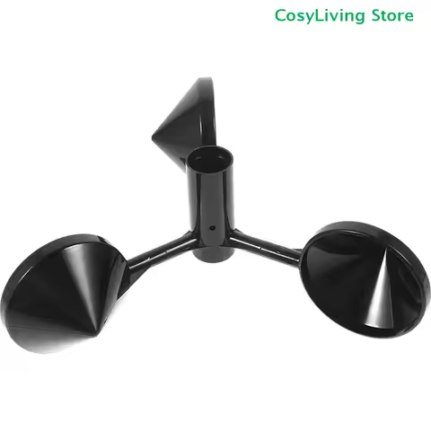 1Pcs ABS 3-Cup Wind Sensor Wind Direction Sensor Anemometer Supply Anemometer Wind-Speed Monitoring 