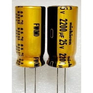 Nichicon FW 2200uf 25v capacitor