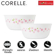 Corelle Sakura ชามอาหาร ชามแก้ว ขนาด 6.4 นิ้ว (15.5 cm.) จำนวน 2 ชิ้น [C-03-428-SR-2]