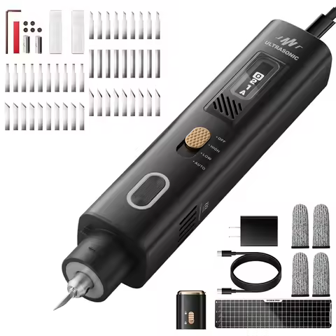 JAKEMY JM-Y10 PRO 2in 1 Powerful Ultrasonic Cutter for Mobile Phone Repair DIY Electric Graver Handh
