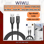 Dây cáp sạc nhanh USB C ra Lightning PD 30W WIWU Starlink truyền dữ liệu sạc siêu nhanh kiểu USB-C t