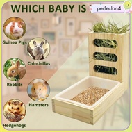 [Perfeclan4] Hay Feeder with Food Dispenser Cage Small Hay Holder