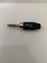 PW  audio  2.5 轉4.4耳機 轉插頭