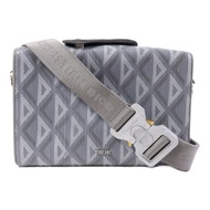 Dior 塗層帆布Lingot 22銀扣肩背袋