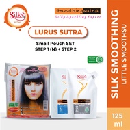 Silky9  Silk Smoothing Keratin (smoothing sutra) Small pouch set step 1 + step 2 125 gr x2