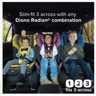 Diono Radian 3QX The advanced 3 across All-in-One car seat from birth to booster 0 to 54kg
