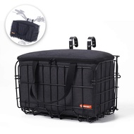 Onway Front handlebar bike basket folding bicycle Lift-Off Basket with Carrier tote Basket liner Bag