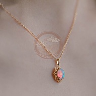 [New Product Special Offer] Opal Stone Opal Jewelry High-End Opal Stone Fire Color Opal Stone Retro 