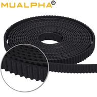 MUALPHA 3D Printer Synchronous Belt Rubber Opening 2GT Belt gt2 6mm Wide Opening Conveyor Belt Wheel