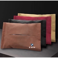 BMW Paper Towel Box Hanging Multifunctional Armrest Box Paper Towel Creative Chair Back Suede Car Interior Accessories Suitable for F10 F30 F45 F46 F48 G30 X1 X2 X3 X5 X6