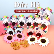 COMBO of 50 Birthday glasses, Happy Birthday eyeglasses for Birthday cake decoration, Happy Birthday