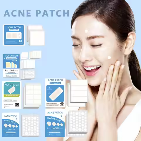 Acne Pimple Patches Invisible Removal Pimple Anti-Acne Hydrocolloid Patches Spots Mark Concealer Wat