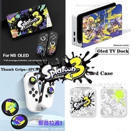 Splatoon 3 Limited Nintendo Switch/Oled Protective Case,Switch Joy-con Case,Card Storage,Splatoon 3 NS TV Dock