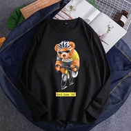 GET OVER IT TEDDY BEAR XS-3XL T SHIRT LENGAN PANJANG PEREMPUAN BAJU LENGAN PANJANG LELAKI TSHIRT WOMAN T SHIRT MEN VIRAL