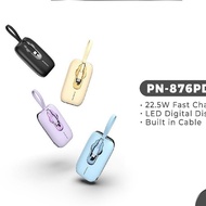 Pineng PN-876 10000mAh Built in Cable Powerbank 22.5W Mini Power Bank Original Pineng PowerBank PN87