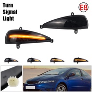 2PCS Dynamic LED Turn Signal Light Side Mirror Lamp Indicator For HONDA CIVIC MK8 Coupe FG1 FG2 2005