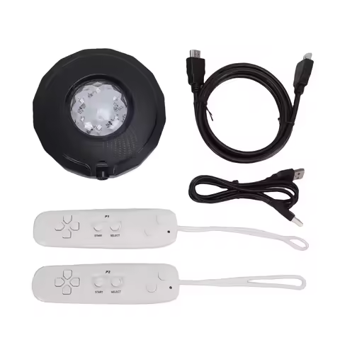 AR Motion Game Console Plug and Play TV Video Game Console with 2 Wireless Controllers for Family Fu