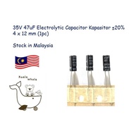 35V 47uF Electrolytic Capacitor EPCOS Kapasitor ±20%  4 x 12 mm (1pc)