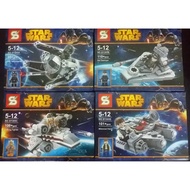 SY 205 a/b/c/d Star wars series per 4 bricks