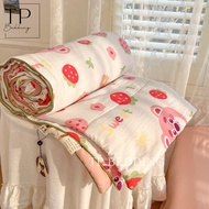 Chăn Hè Cotton Đũi Hàn Quốc Hàng Nhập Chăn Đũi Kích Thước 2mx2m3 Đầy Đủ Mẫu Mã