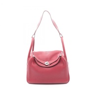 【二手】愛馬仕 (Hermes) Lindy 30 Ruby 皮革女士單肩包