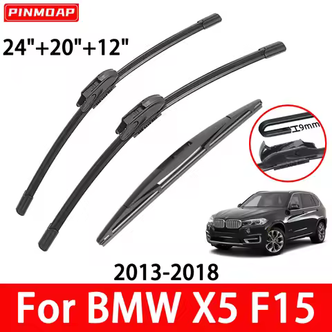 Car Wiper Kit Suitable For BMW X5 F15 2013-2018 Front Windshield Wiper And Rear Window Wiper Blade B