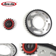 Arashi Motorcycle Sprocket For YAMAHA XSR900 2016 2017 2018 2019 2020 525 Chain Front 16T Rear 45T Rubber Cushioned MT-09 FZ-09 2014-2020 / MT-09 SP 2018 / MT-07 Tracer 2020