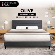 ⭐FREE SHIPPING⭐ Furniture Farm: OLIVE canvas Divan Bedframe [Headboard+ Base Box] Katil- King size/Queen size /Single size (NO Mattress / X Tilam) / Rangka Katil / Bed frame