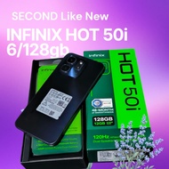 Handphone Second Infinix Hot 50i 6/128 Like New