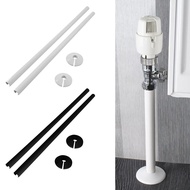 【Stok Ada】2PCS Radiator Pipe Covers + Pipe Collars 15 x500mm/15mm Pipe Collars white black