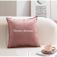 Suede sofa cushion cover 30x30 40x40 45x45 50x50 60x60 plain premium suede