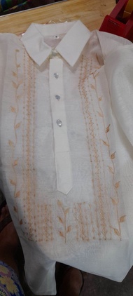 BARONG TAGALOG FOR KIDS Pina snow