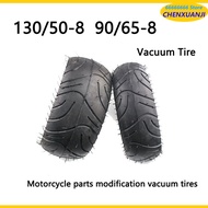 9065-8 front wheel and 130/50-8 rear wheel Tubeless Tyres Electric Scooter vacuum Tires  Motor b 2SQ