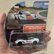 Greenlight Greenlight Greenlight Suzhou Exhibition Corvette C7 ZR1 Gulf L1: 64 Alloy Car Model