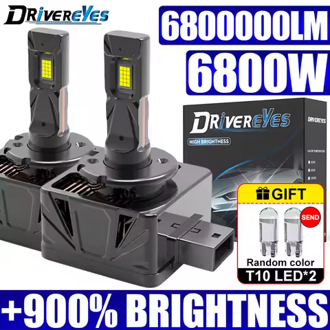 D Series D1S D3S Led Headlights 6800W HID 1:1 D8S D1R D3R 12V 24V Canbus Led Xenon Bulb Auto Light C