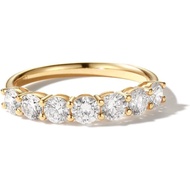 AGVANA Timeless Spark 1.2 Ct. Tw. Lab-Grown Diamond Eternity Band Ring in 14K Solid Gold Promise Ann