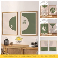 Set of 2 abstract style canvas paintings for room decoration, wall hanging, bedroom hanging I TT9