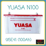 YUASA N100 (94E41) แบตเตอรี่รถยนต์ 100Ah แบตรถบรรทุก รถบัส รถทัวร์