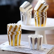 Muffin Cup Gold Silver cupcake cupcake Cup Dessert Table Wedding Table Large Muffin Cup High Tempera