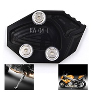 Motorcycle CNC Side Stand Enlarge Plate Foot Pad For KAWASAKI ZX-14R ZX14R ZX 14R ZZR1400 GTR1400 CONCOURS 14 ZZR GTR 1400 07-14
